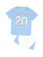 Manchester City Bernardo Silva #20 Replika Hemmakläder Barn 2023-24 Kortärmad (+ byxor)